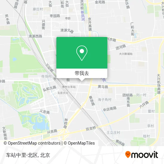 车站中里-北区地图