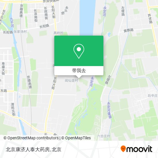 北京康济人泰大药房地图