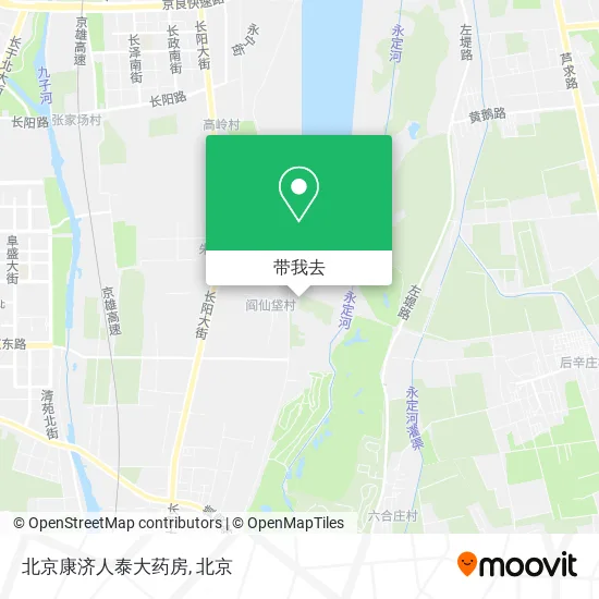 北京康济人泰大药房地图