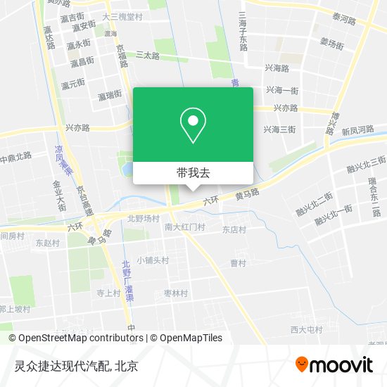 灵众捷达现代汽配地图