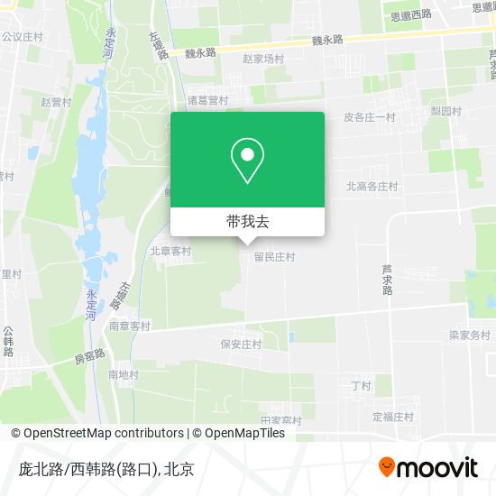 庞北路/西韩路(路口)地图