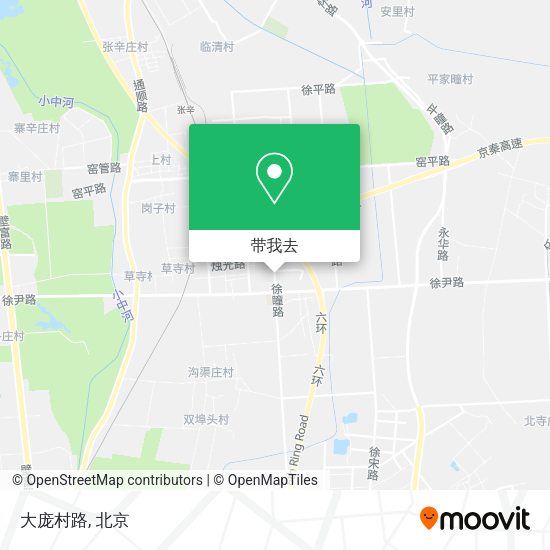 大庞村路地图