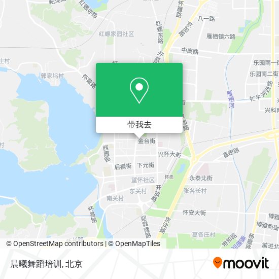晨曦舞蹈培训地图