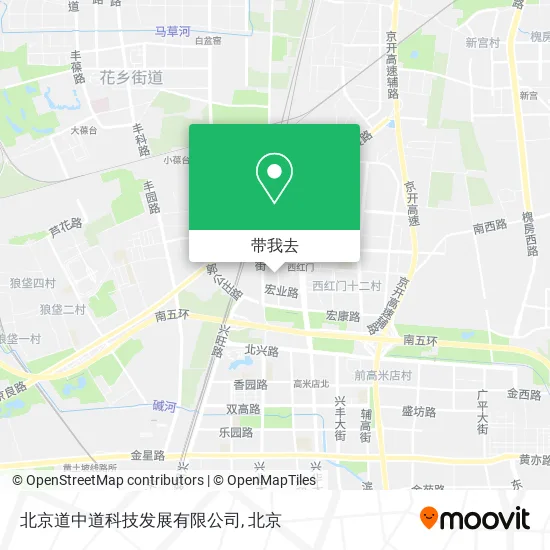 北京道中道科技发展有限公司地图