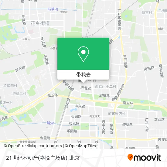 21世纪不动产(嘉悦广场店)地图