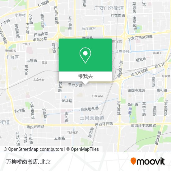 万柳桥卤煮店地图
