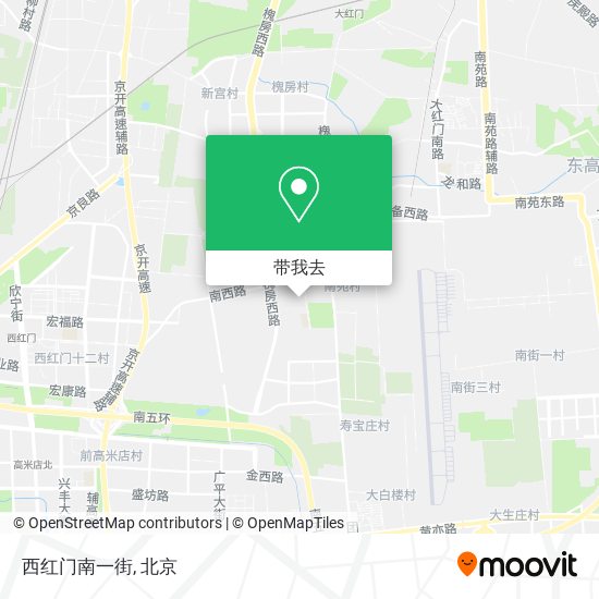 西红门南一街地图