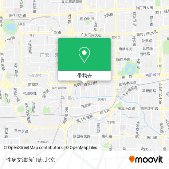 性病艾滋病门诊地图
