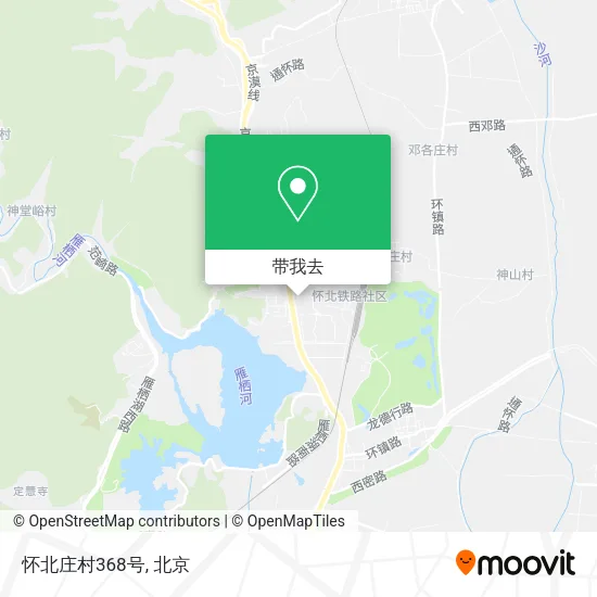 怀北庄村368号地图