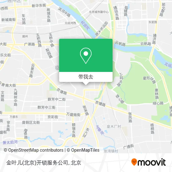 金叶儿(北京)开锁服务公司地图