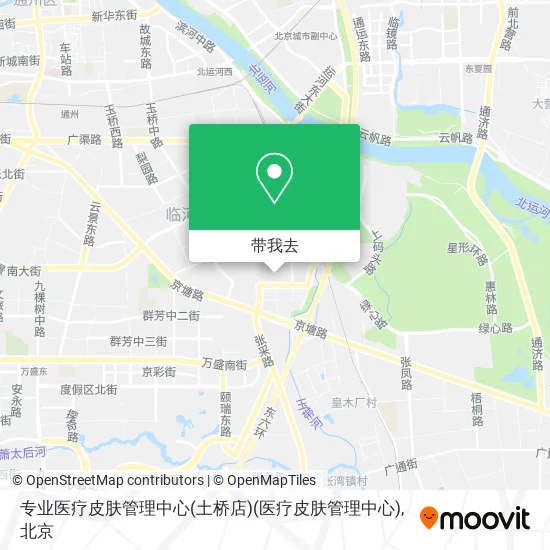 专业医疗皮肤管理中心(土桥店)(医疗皮肤管理中心)地图