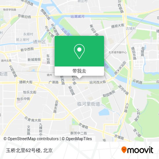 玉桥北里62号楼地图