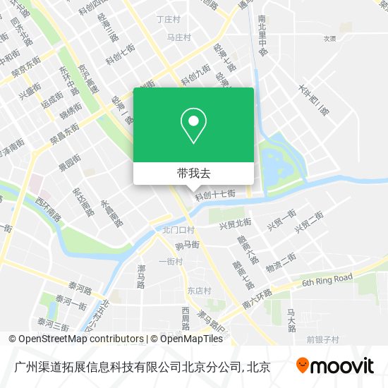 广州渠道拓展信息科技有限公司北京分公司地图