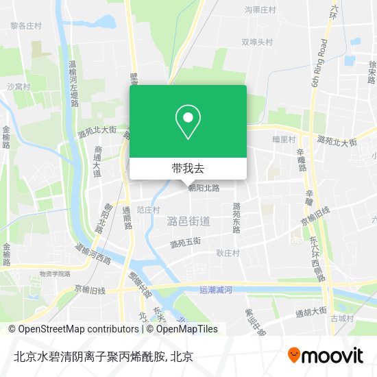 北京水碧清阴离子聚丙烯酰胺地图