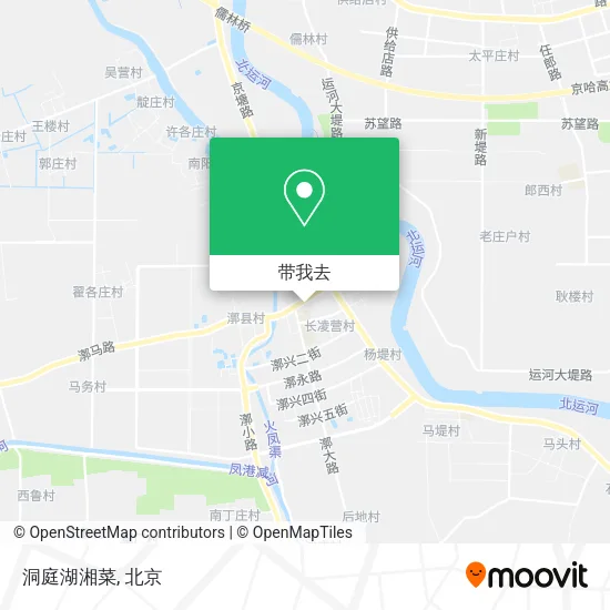 洞庭湖湘菜地图