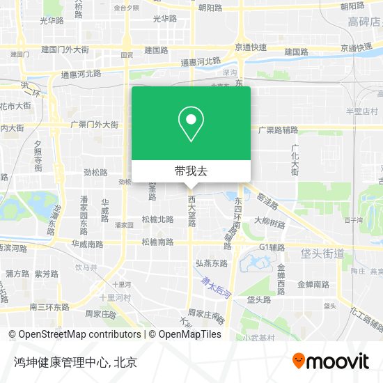 鸿坤健康管理中心地图