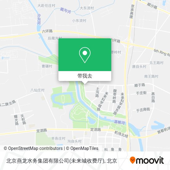 北京燕龙水务集团有限公司(未来城收费厅)地图
