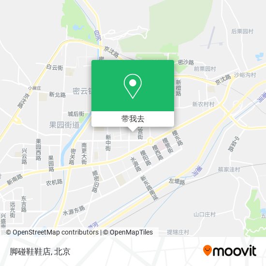 脚碰鞋鞋店地图
