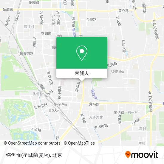 鳄鱼恤(星城商厦店)地图