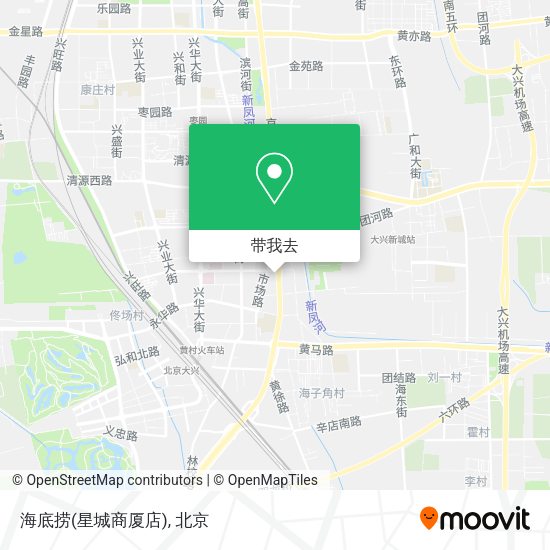 海底捞(星城商厦店)地图
