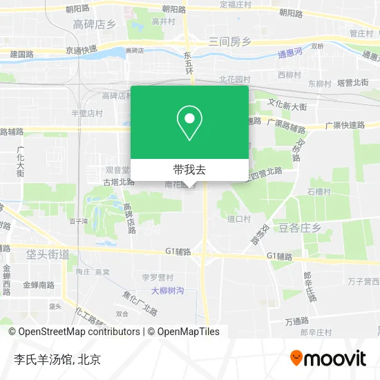 李氏羊汤馆地图