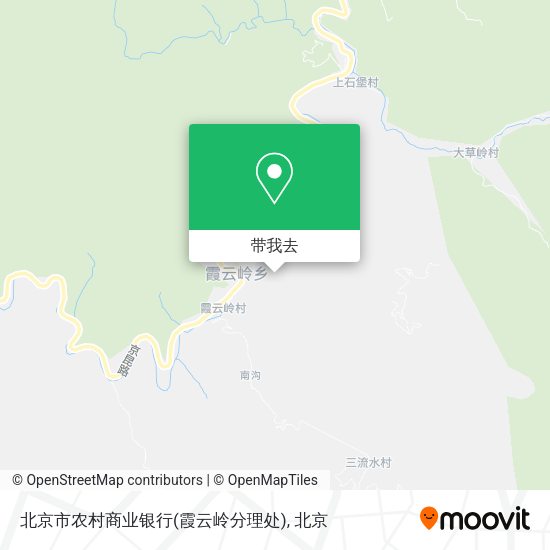 北京市农村商业银行(霞云岭分理处)地图