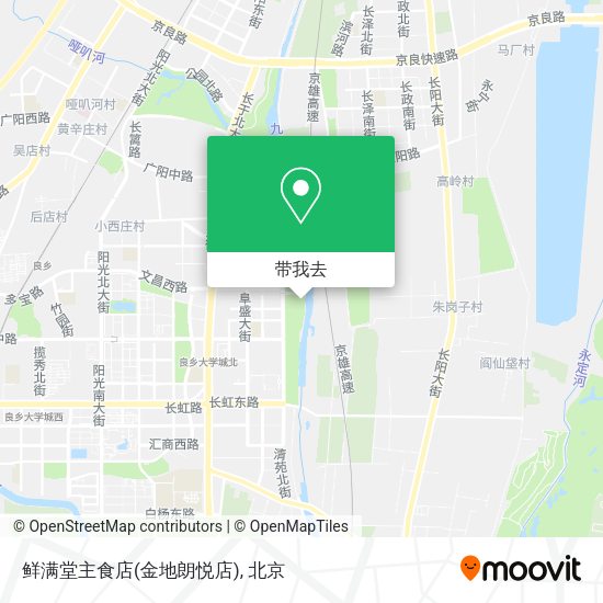 鲜满堂主食店(金地朗悦店)地图
