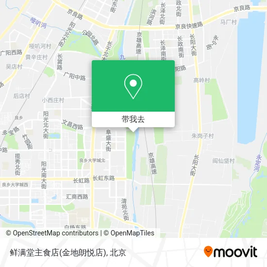 鲜满堂主食店(金地朗悦店)地图