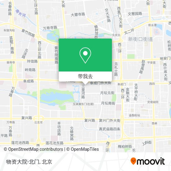 物资大院-北门地图