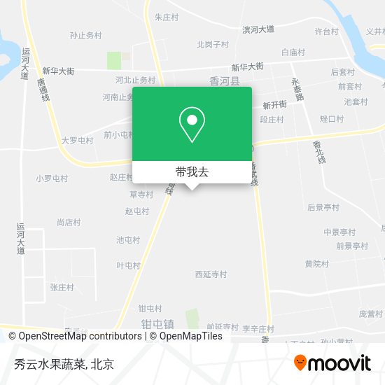 秀云水果蔬菜地图