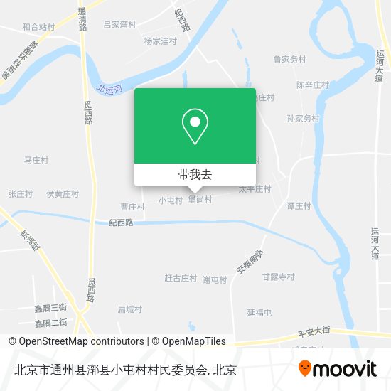 北京市通州县漷县小屯村村民委员会地图