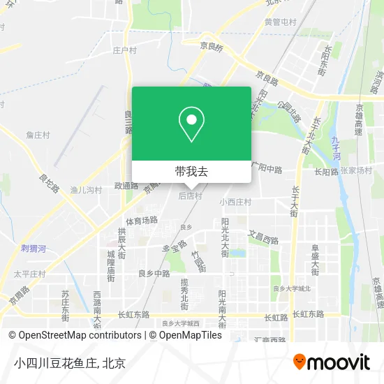 小四川豆花鱼庄地图