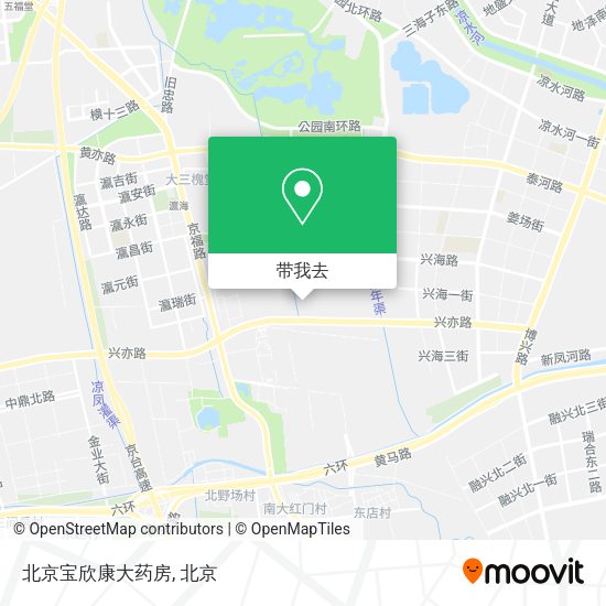 北京宝欣康大药房地图