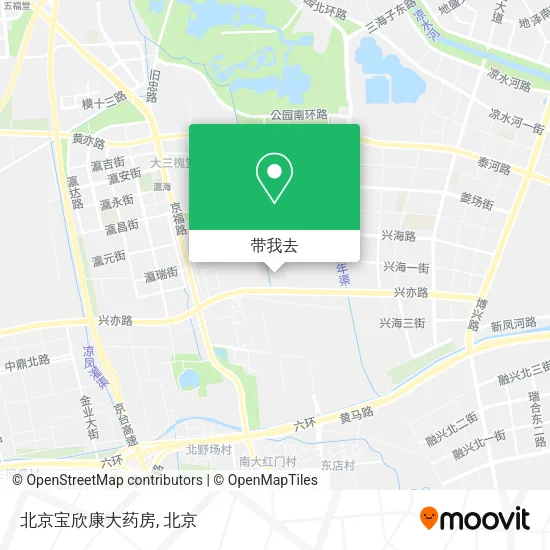 北京宝欣康大药房地图