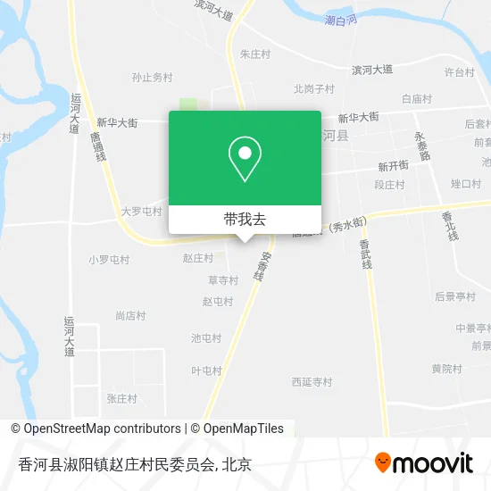 香河县淑阳镇赵庄村民委员会地图