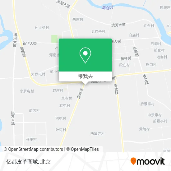 亿都皮革商城地图