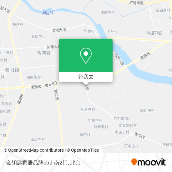 金钥匙家居品牌cbd-南2门地图