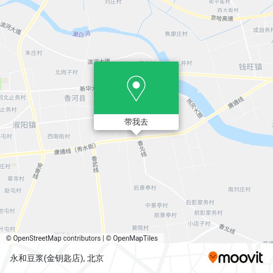 永和豆浆(金钥匙店)地图