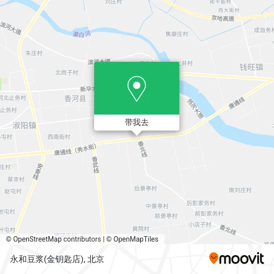 永和豆浆(金钥匙店)地图