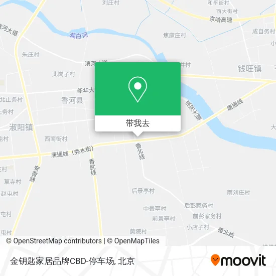 金钥匙家居品牌CBD-停车场地图