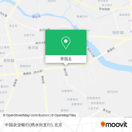 中国农业银行(绣水街支行)地图