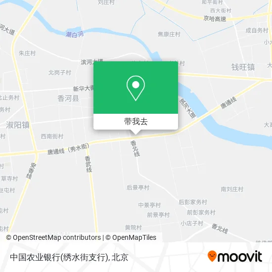 中国农业银行(绣水街支行)地图
