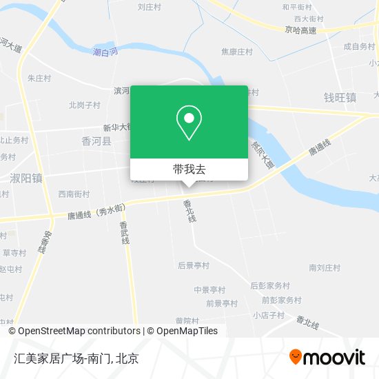 汇美家居广场-南门地图