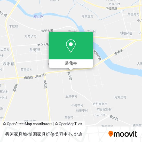 香河家具城-博源家具维修美容中心地图