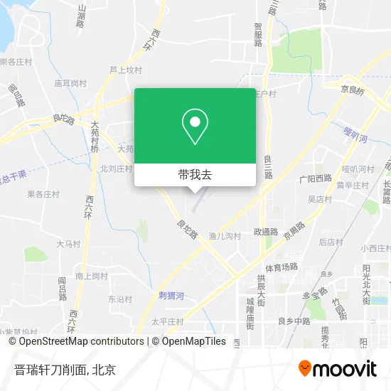晋瑞轩刀削面地图