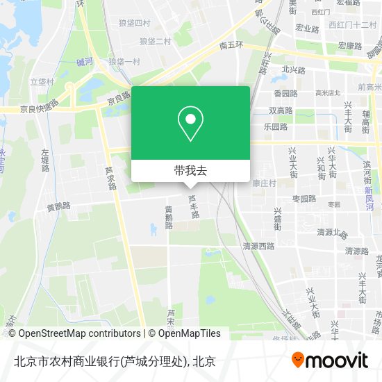北京市农村商业银行(芦城分理处)地图