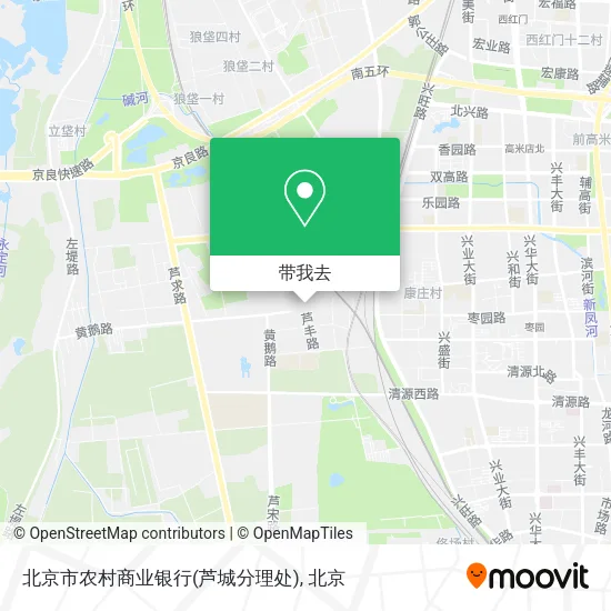 北京市农村商业银行(芦城分理处)地图