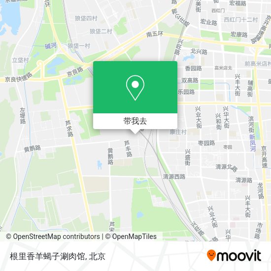 根里香羊蝎子涮肉馆地图
