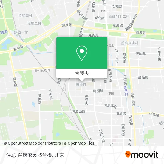 住总·兴康家园-5号楼地图