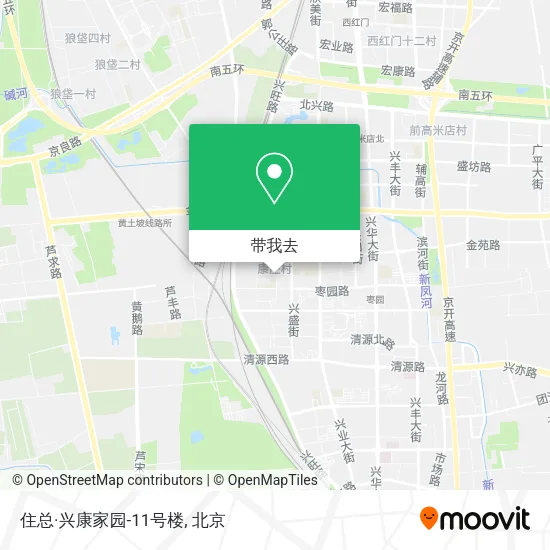 住总·兴康家园-11号楼地图